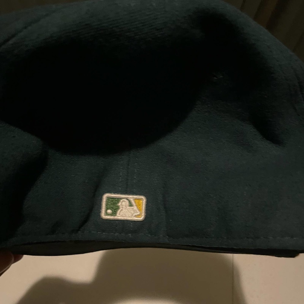 Oakland Athletics A's MLB x New Era 59Fifty Fitted Hat Cap Adult Size 7 5/8 - Picture 4 of 8
